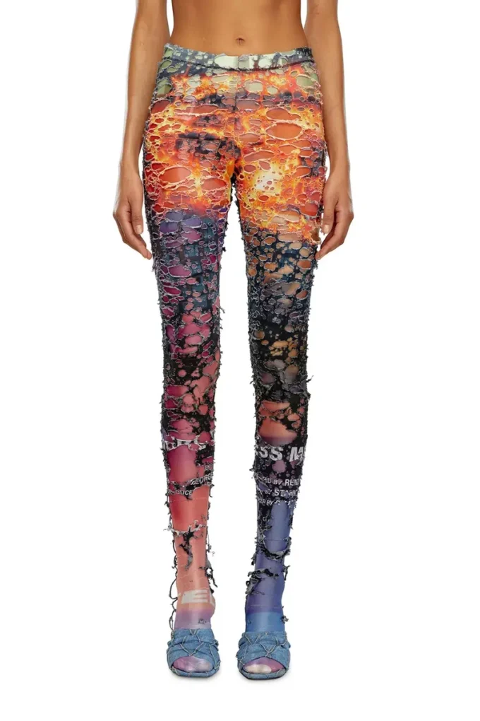 p-koll-dev Slitna tights med filmtryck p-koll-dev Slitna tights med filmtryck