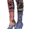 p-koll-dev Slitna tights med filmtryck p-koll-dev Slitna tights med filmtryck