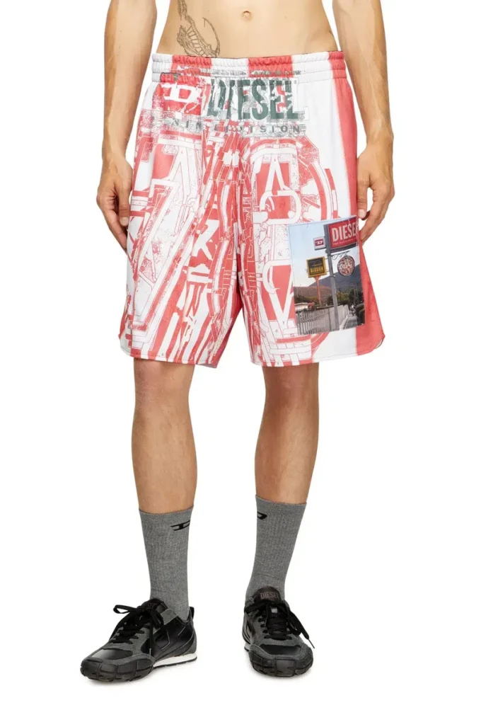 p-kurt Randiga shorts med fotopatchar p-kurt Randiga shorts med fotopatchar