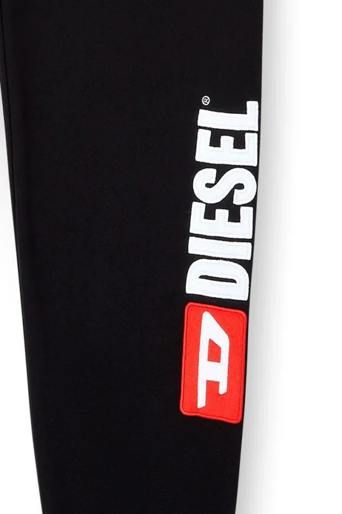 p-marky-div Bomullsjoggingbyxor med Diesel-patch