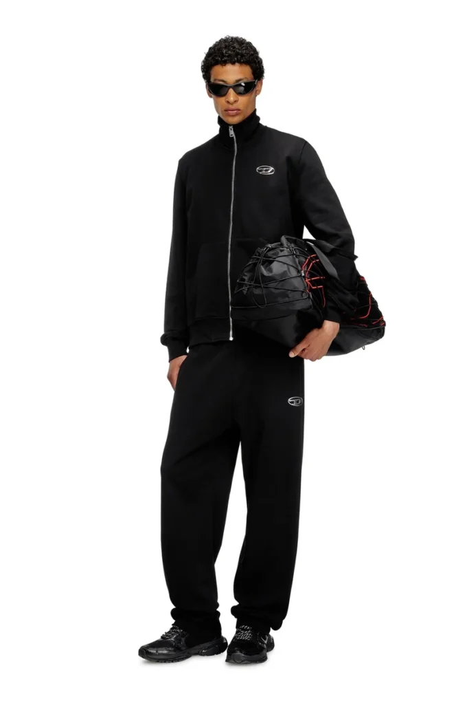 p-marky-od Joggingbyxor med Oval D-logotyp i metalleffekt