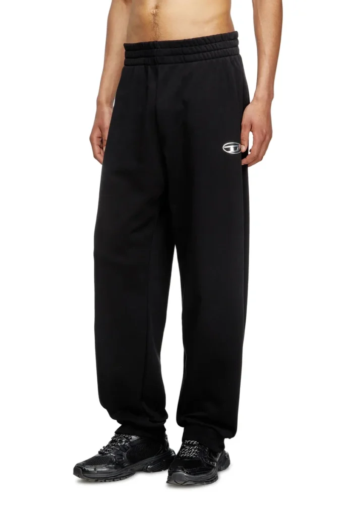 p-marky-od Joggingbyxor med Oval D-logotyp i metalleffekt