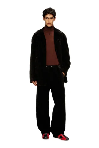 p-martial Corduroybyxor med dragsko