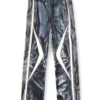 p-theck-bmcz Biker-trompe l’oeil satin track pants p-theck-bmcz Biker-trompe l’oeil satin track pants