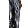p-theck-bmcz Biker-trompe l’oeil satin track pants p-theck-bmcz Biker-trompe l’oeil satin track pants