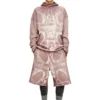 p-warky-short Vaffelshorts med medeltida tryck p-warky-short Vaffelshorts med medeltida tryck