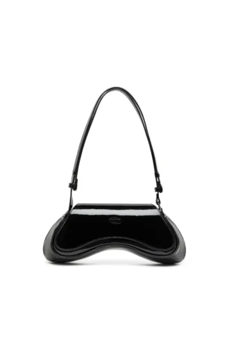 play crossbody Play-Crossbody-väska i glansig PU