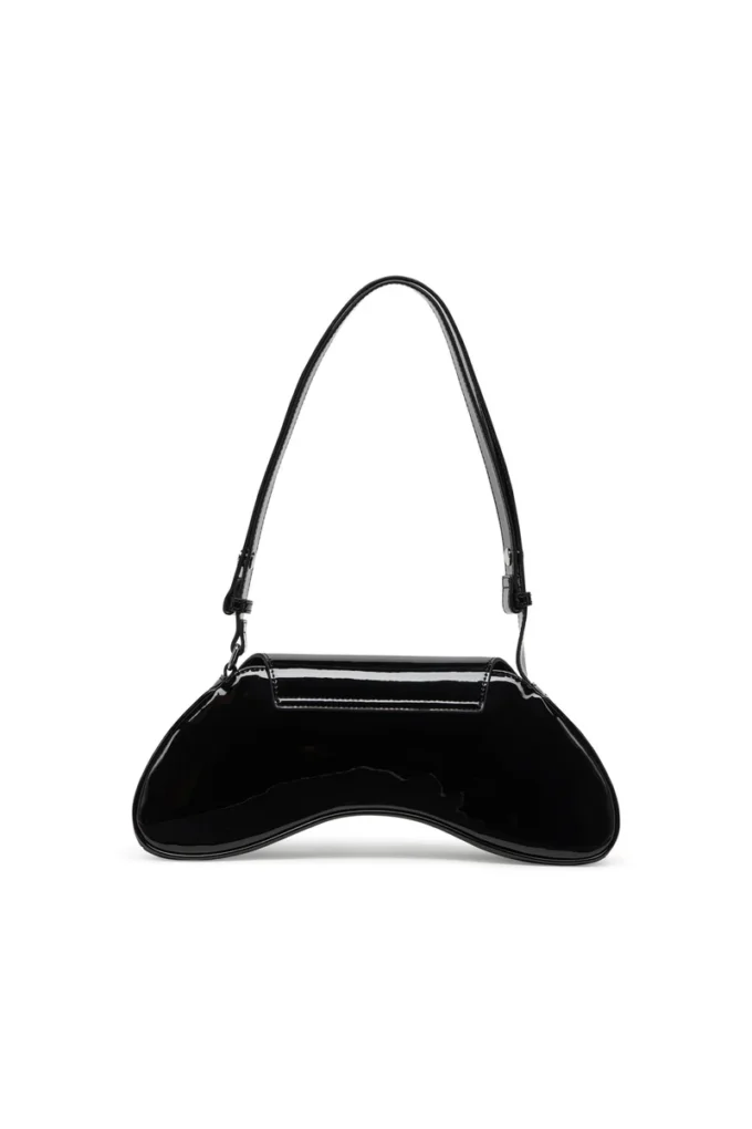 play crossbody Play-Crossbody-väska i glansig PU