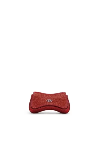 play crossbody xs Play-Mini crossbody-väska i kristall Lurex