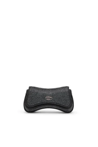 play crossbody xs Play-Mini crossbody-väska i kristall Lurex