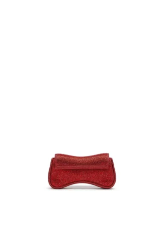 play crossbody xs Play-Mini crossbody-väska i kristall Lurex