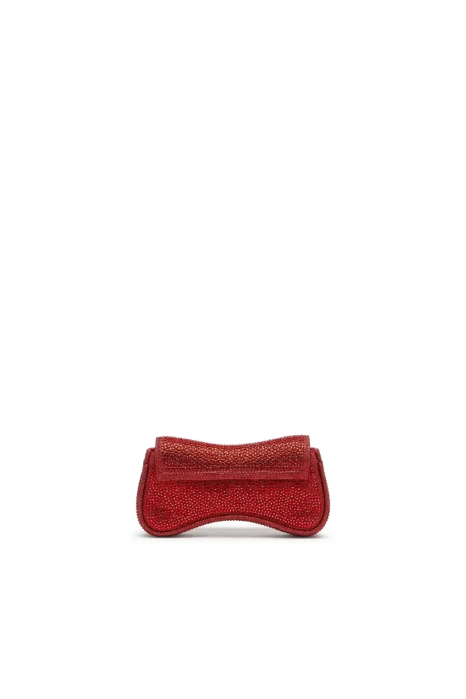 play crossbody xs Play-Mini crossbody-väska i kristall Lurex