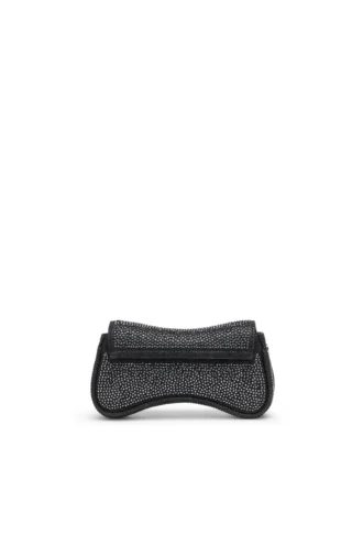 play crossbody xs Play-Mini crossbody-väska i kristall Lurex