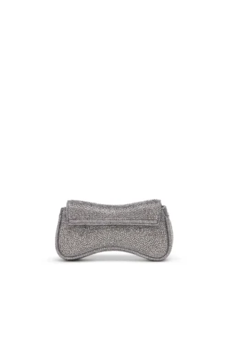 play crossbody xs Play-Mini crossbody-väska i kristall Lurex
