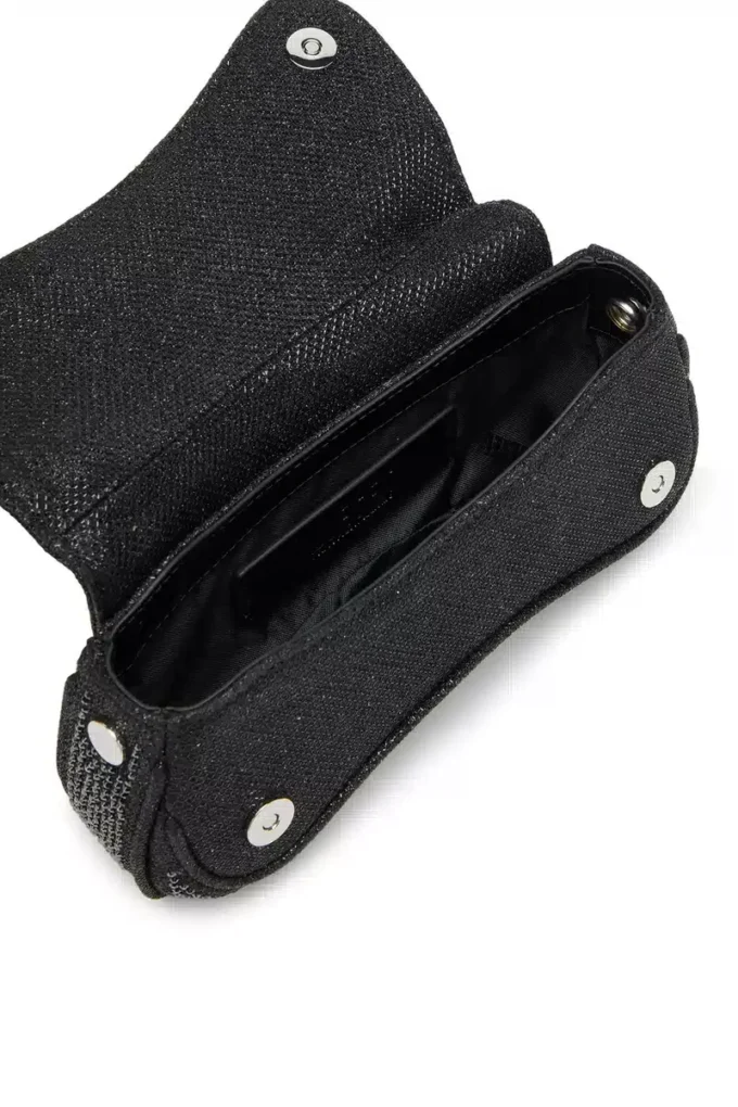 play crossbody xs Play-Mini crossbody-väska i kristall Lurex
