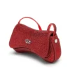 play crossbody xs Play-Mini crossbody-väska i kristall Lurex