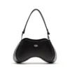 play shoulder Play-Semi gloss läder axelväska play shoulder Play-Semi gloss läder axelväska