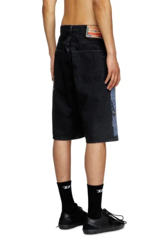 pr-d-rixford-s Denimshorts med flerfärgat tryck