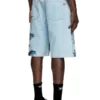 pr-d-rixford-s Jeansshorts med blekt tryck pr-d-rixford-s Jeansshorts med blekt tryck