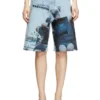 pr-d-rixford-s Jeansshorts med blekt tryck pr-d-rixford-s Jeansshorts med blekt tryck
