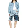 pr-d-rixford-s Jeansshorts med blekt tryck pr-d-rixford-s Jeansshorts med blekt tryck