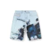 pr-d-rixford-s Jeansshorts med blekt tryck pr-d-rixford-s Jeansshorts med blekt tryck