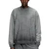 s-aron Blekt sweatshirt med devoré Phoenix-logotyp s-aron Blekt sweatshirt med devoré Phoenix-logotyp