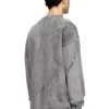 s-baxt-t1 Sweatshirt med krackelerad effekt och mikro-logo s-baxt-t1 Sweatshirt med krackelerad effekt och mikro-logo