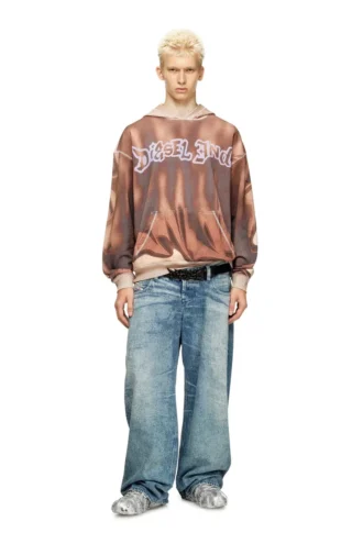 s-boxt-hood-show Hoodie med graffititryck