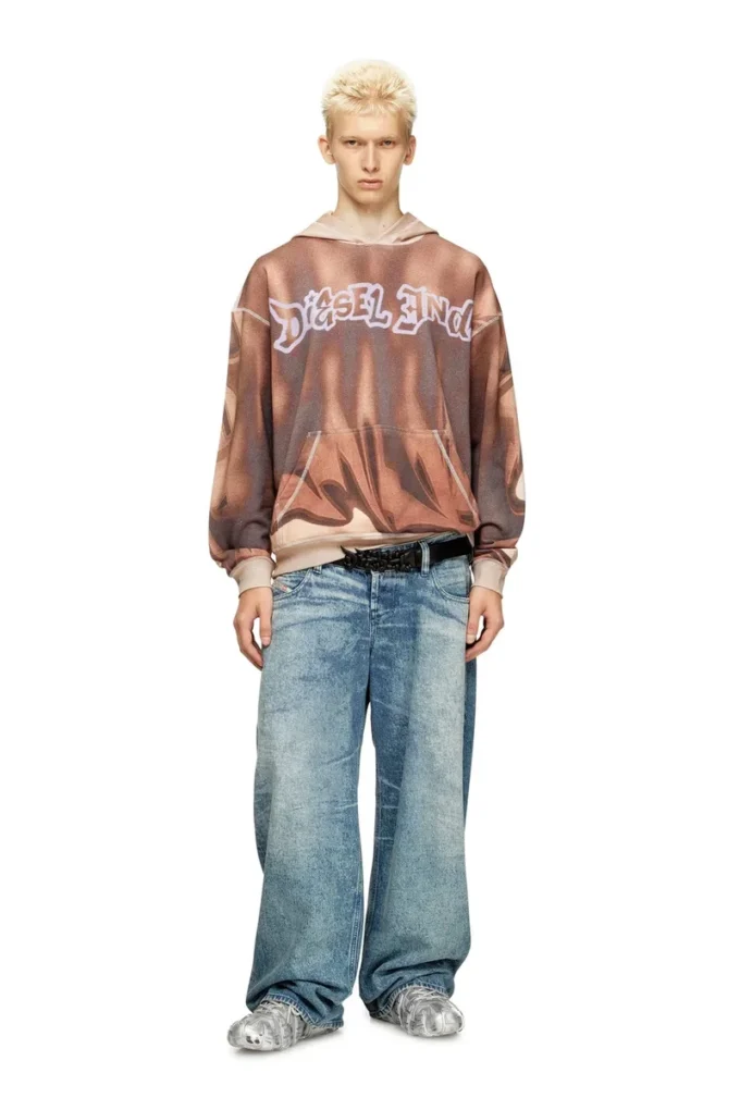 s-boxt-hood-show Hoodie med graffititryck s-boxt-hood-show Hoodie med graffititryck