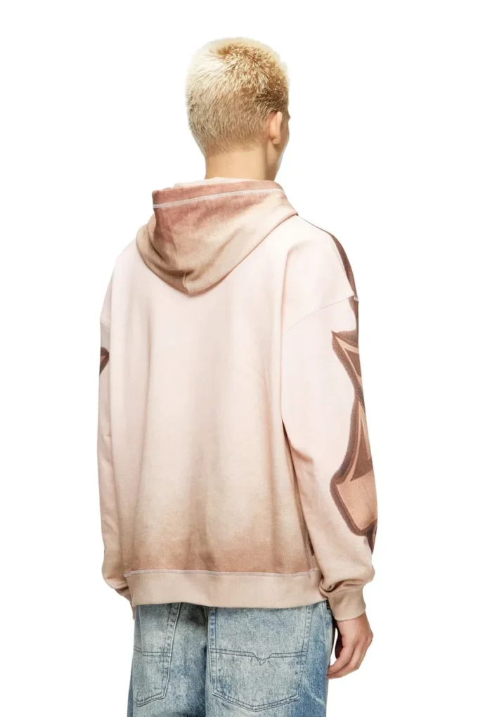 s-boxt-hood-show Hoodie med graffititryck s-boxt-hood-show Hoodie med graffititryck