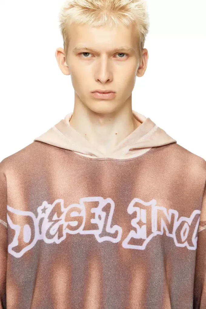 s-boxt-hood-show Hoodie med graffititryck s-boxt-hood-show Hoodie med graffititryck