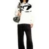 s-boxt-n5 Sweatshirt med slitna flockade logotyper s-boxt-n5 Sweatshirt med slitna flockade logotyper