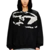 s-boxt-n5 Sweatshirt med slitna flockade logotyper s-boxt-n5 Sweatshirt med slitna flockade logotyper