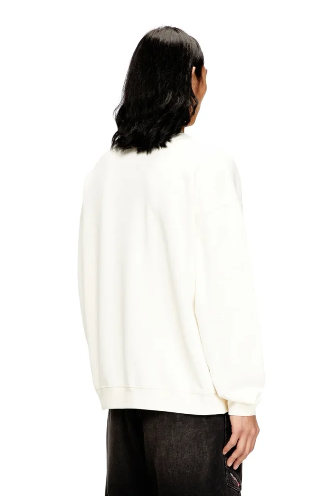 s-boxt-n5 Sweatshirt med slitna flockade logotyper s-boxt-n5 Sweatshirt med slitna flockade logotyper