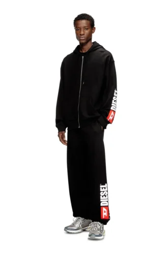 s-boxt-zip-hood-div Hoodie med broderad logotyp
