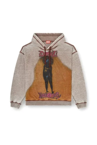 s-boxton-hood Hoodie med tryck och nitar
