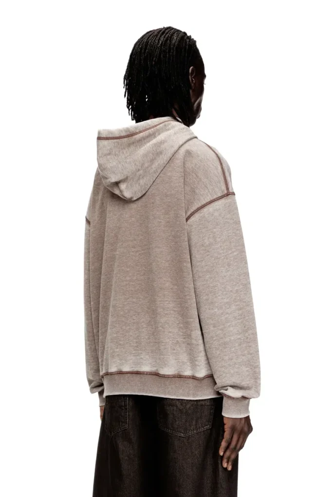 s-boxton-hood Hoodie med tryck och nitar s-boxton-hood Hoodie med tryck och nitar