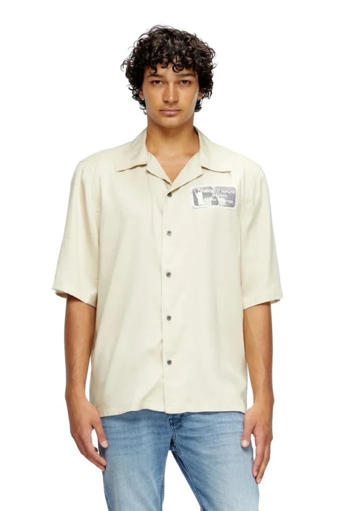 s-brack-b-epbr TENCEL™-skjorta med strassgrafik