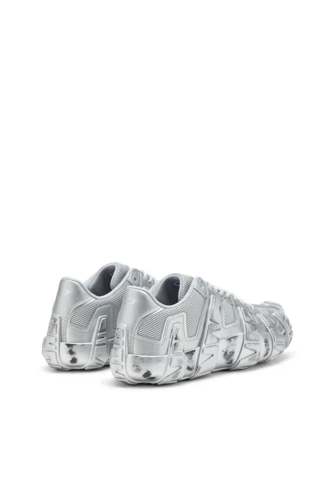 s-d-griffe low S-D-Griffe-Metallic sneakers i mesh och PU s-d-griffe low S-D-Griffe-Metallic sneakers i mesh och PU