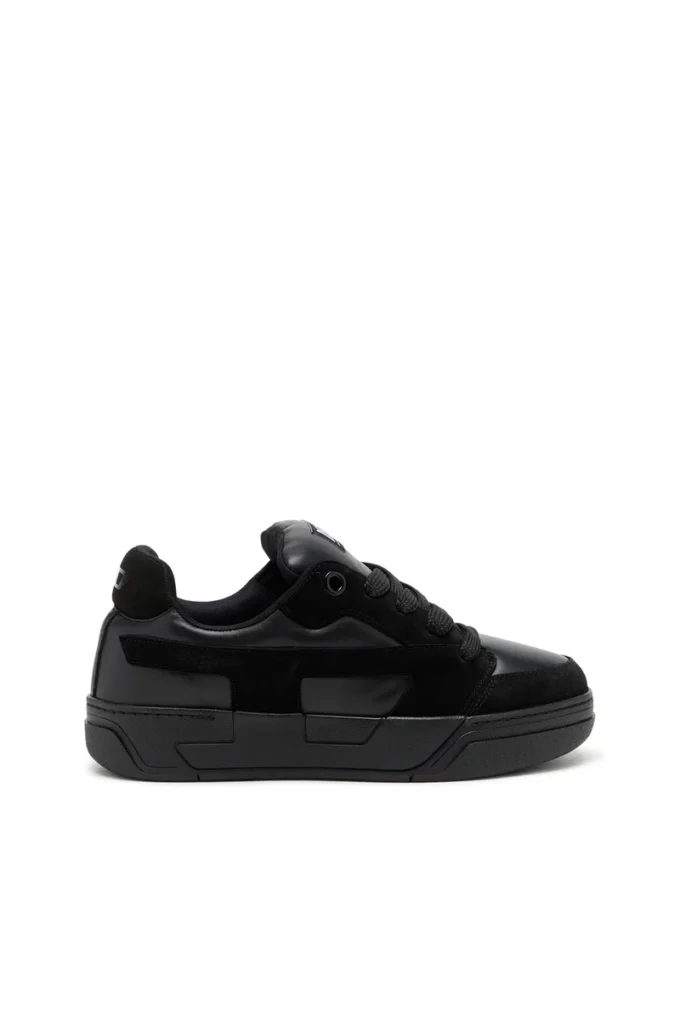 s-d-ollie low D-Ollie-Monochrome sneakers i mocka och läder s-d-ollie low D-Ollie-Monochrome sneakers i mocka och läder
