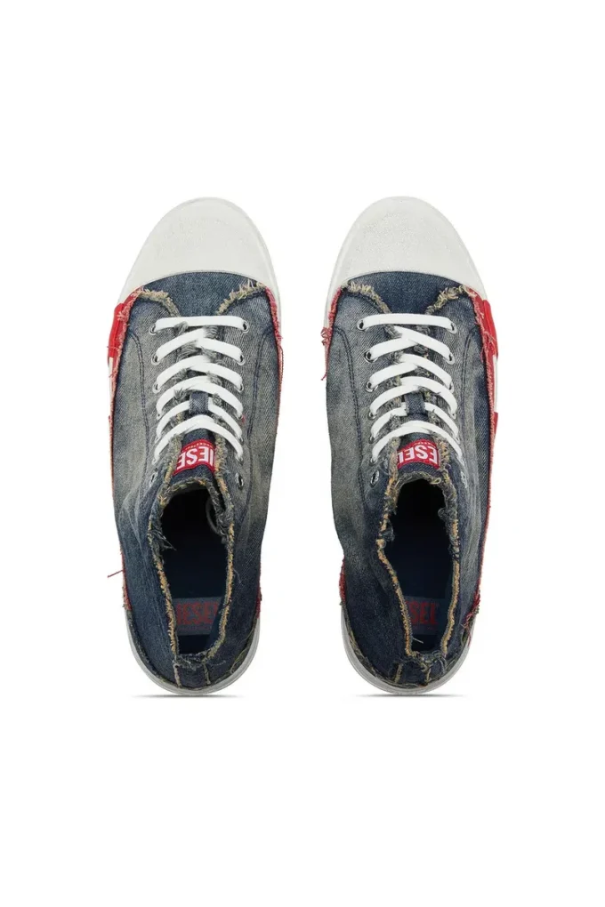 s-d-verse mid ii D-Verse-Högskor i denim med D-logotyp s-d-verse mid ii D-Verse-Högskor i denim med D-logotyp