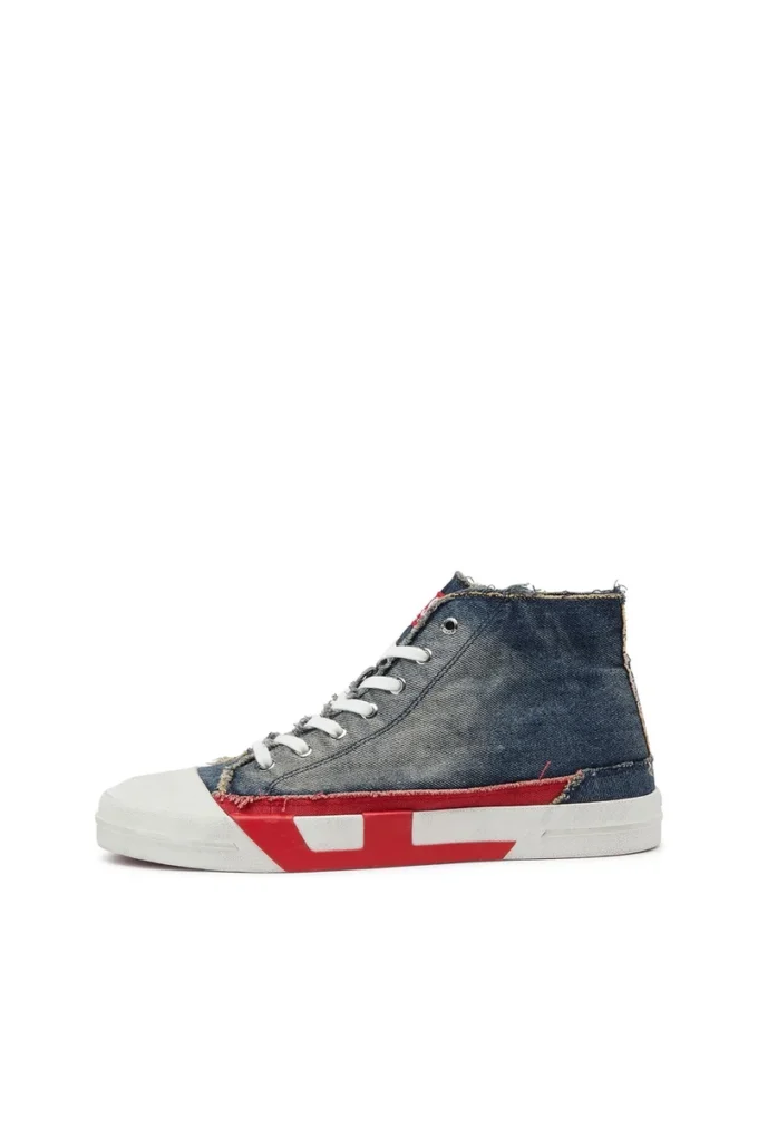 s-d-verse mid ii D-Verse-Högskor i denim med D-logotyp s-d-verse mid ii D-Verse-Högskor i denim med D-logotyp