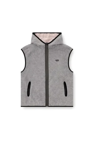 s-haky-new Ärmlös hoodie med dragkedja