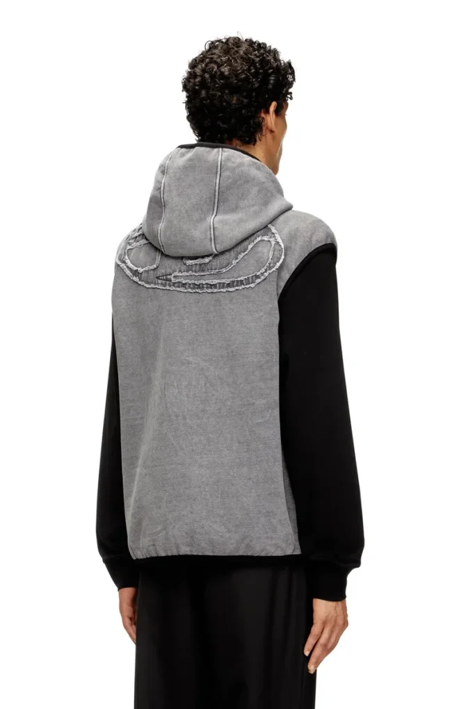 s-haky-new Ärmlös hoodie med dragkedja s-haky-new Ärmlös hoodie med dragkedja