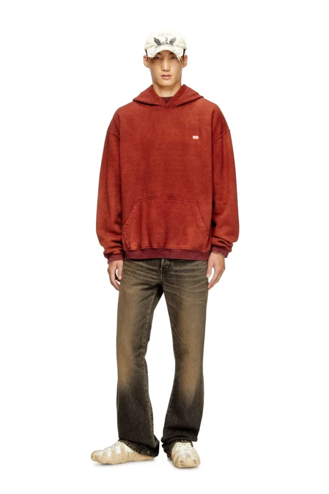s-kai Hoodie i bomull med känguruficka s-kai Hoodie i bomull med känguruficka