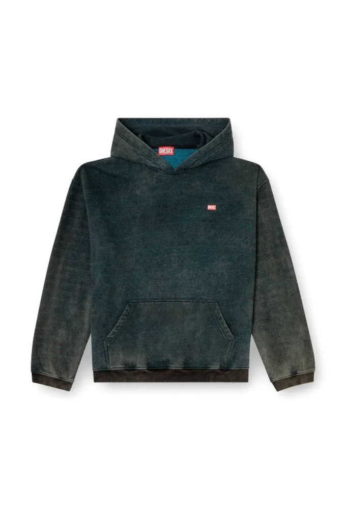 s-kai Hoodie i bomull med känguruficka