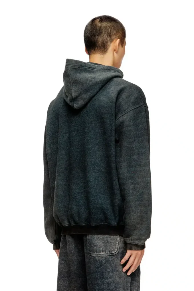 s-kai Hoodie i bomull med känguruficka
