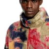 s-luke Teddyfleecejacka med graffitimotiv s-luke Teddyfleecejacka med graffitimotiv