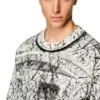 s-macoval Sweatshirt med sprucken beläggning s-macoval Sweatshirt med sprucken beläggning